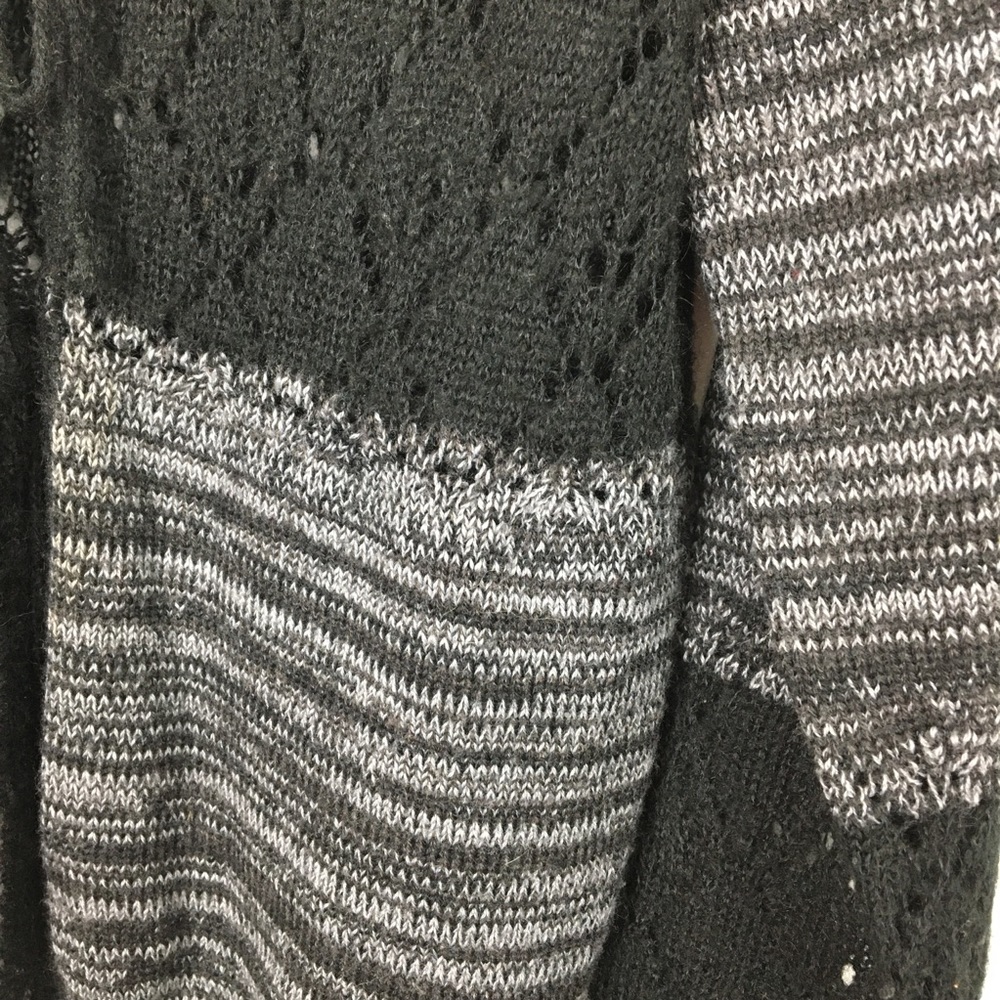Vintage Y2K Boho Lacy Knit Cardi Cami Combo SISLEY - Picture 5 of 16